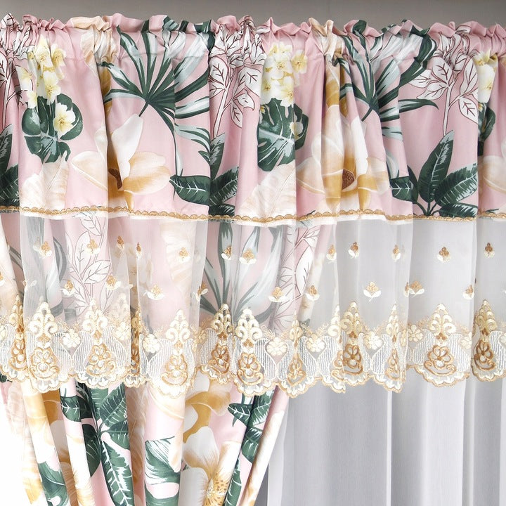 Dieninės Užuolaidos Domi Pink (400x160 cm)