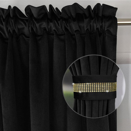 Dieninės Užuolaidos Lumi Black (400x160 cm)