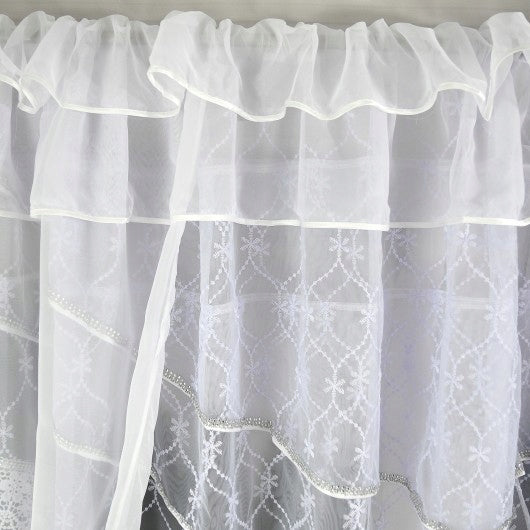 Dieninės Užuolaidos Reco White (400x160 cm)