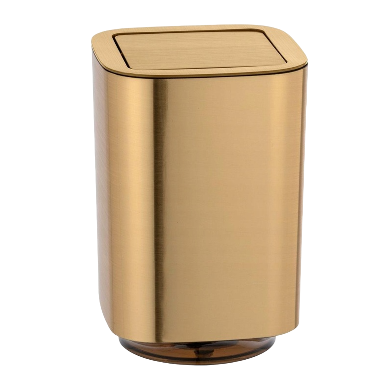 Šiukšliadėžė Voniai Auron Gold