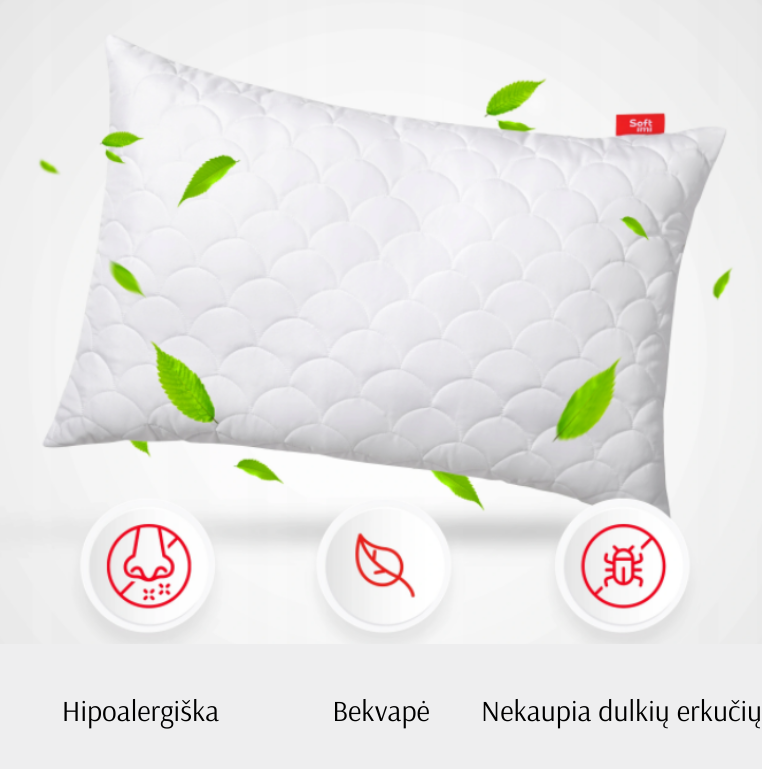 ANTIALERGINĖ PAGALVĖ SOFTIMI