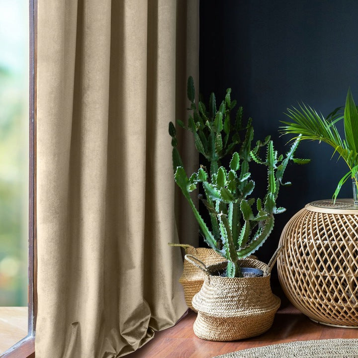 Naktinės Užuolaidos Velvet Beige