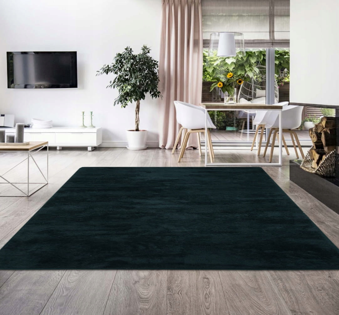 Pliušinis Kilimas Green (Įvairūs Dydžiai)