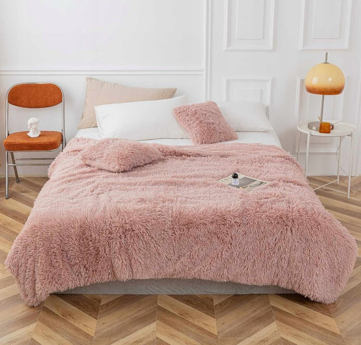Prabangus Kailinis Pledas Yeti Pink