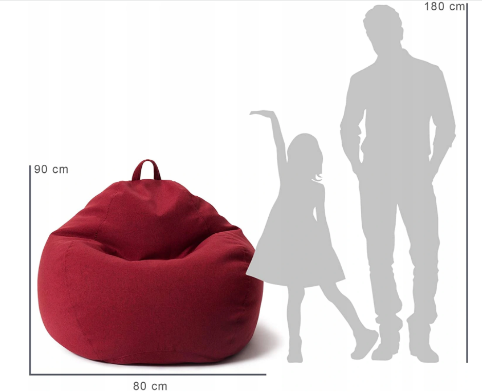 Sėdmaišis Comfort Red
