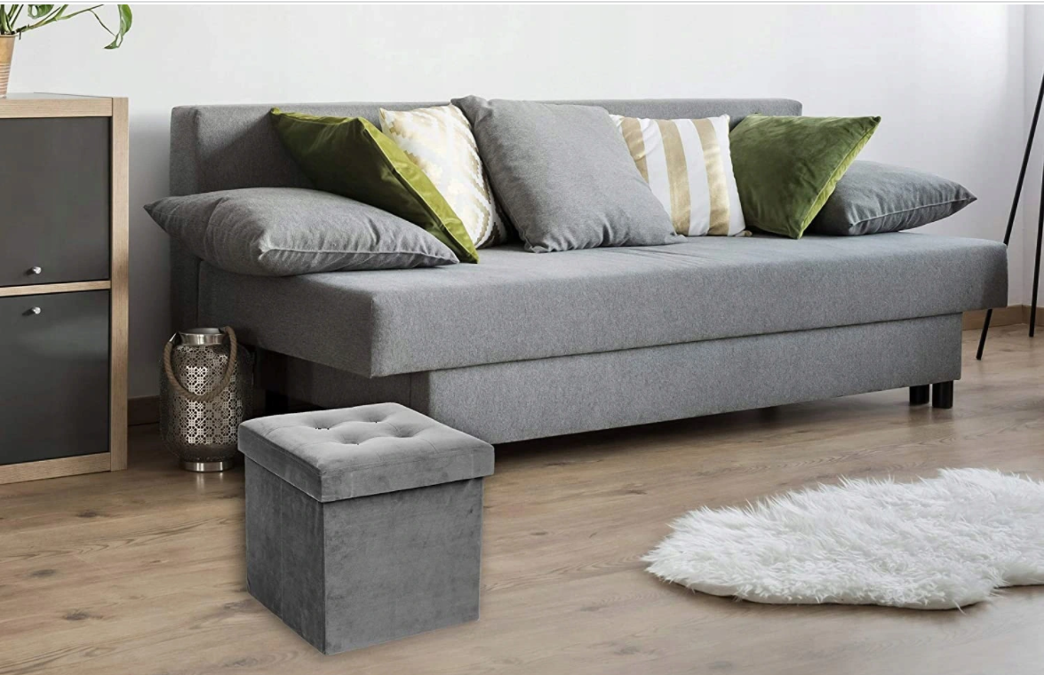 Sulankstomas Pufas Grey