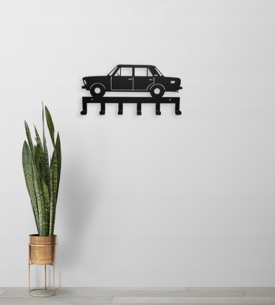 Sieninė Kabykla Rūbams Ir Raktams Automobilis