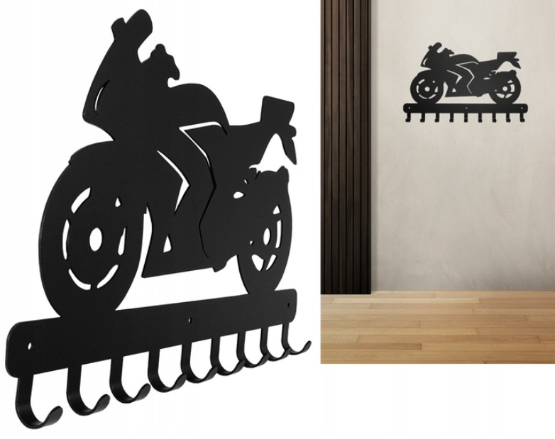 Kabykla Rūbams Ir Raktams Sportinis Motociklas