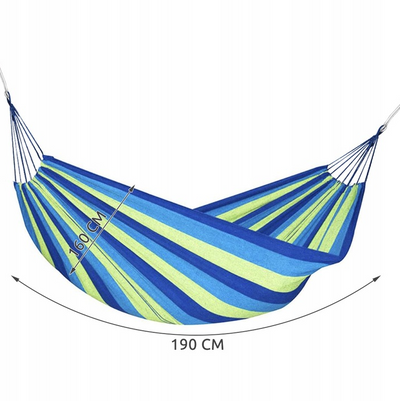 Dvivietis Sodo Hamakas Mėlynas / Žalias