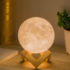 Aromaterapinis Kvapų Difuzorius - Šviestuvas Moon